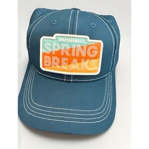 Whataburger Spring Break 2021‎ Adjustable Hat Cotton Casual Men Women Blue New
